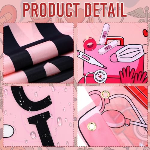 Smoothnovelty 3 Pcs Pink Happy CNA Week Banner - Image 3