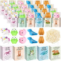 25 Sets Positive Gifts Animal Birthday Party Favors with Support Boxes by Wettarn
