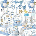 Xynic Ahoy Its a Boy Baby Shower Decorations Set,Serves 25 Guests by Unknown
