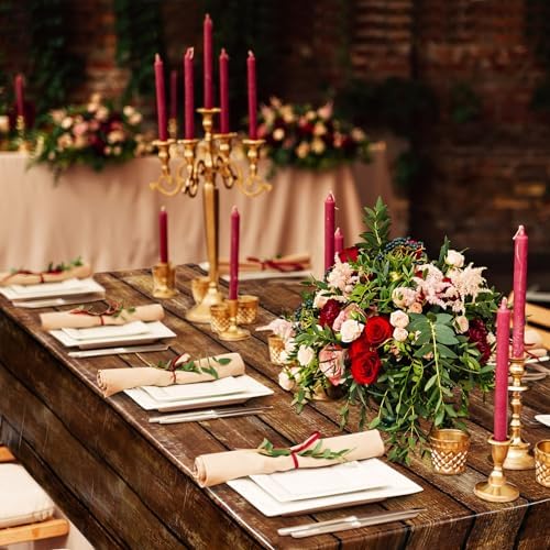 Irenare 1 Pcs Brown Wood Grain Western Tablecloth Plastic - Image 6