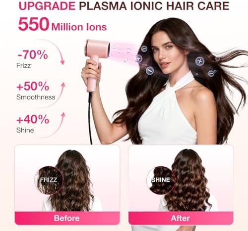 BABONIR Hair Dryer, 110,000 RPM High-Speed Brushless Motor for Fast Drying - Image 2