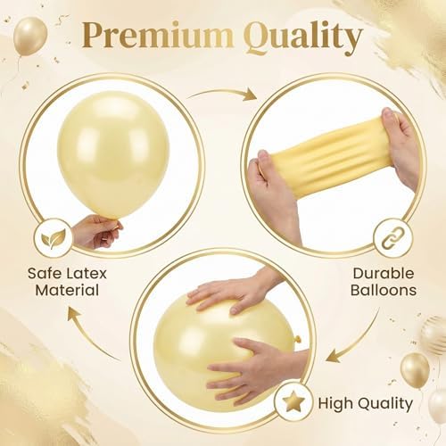 Gold Balloon Column Stand Kit with Base for Floor or Table - Image 5