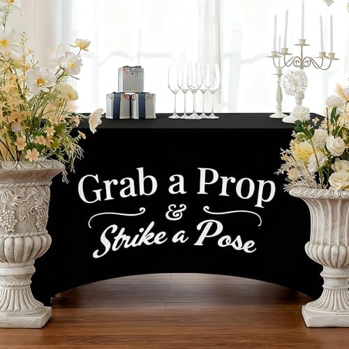 Gilprop Photo Booth Props Tablecloth Spandex Table Cover, Classic, 4ft - Image 4