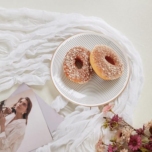 White Cheesecloth Table Runner 35×120Inch Fall Boho Wedding Home Decor - Image 5