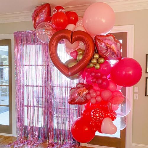 Voircoloria 90pcs Red Balloons Garland Arch Kit, 18 12 10 5 Inch - Image 5