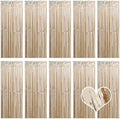 10 Pack Champagne Gold Backdrop Curtain 3.2ft x 8.2ft Metallic Tinsel Foil Fringe Curtains Photo Booth Background for Birthday Party Decoration Engagement Wedding Christmas Decor (Champagne Gold) by Ohiyoo