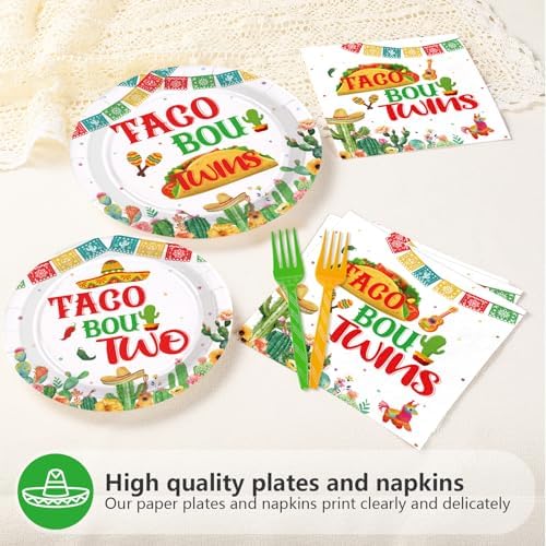 96Pcs Mexican Baby Shower Party Decorations, Serves 24 - Image 3