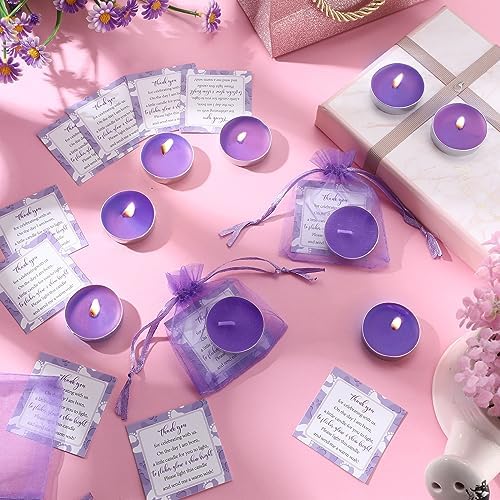 Geosar 50 Sets Baby Shower Party Favors,Purple - Image 4