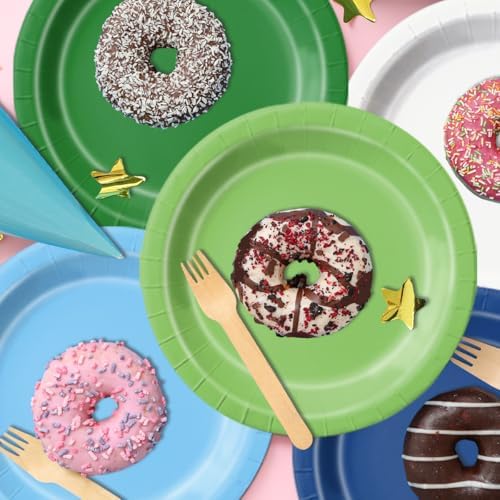 CMUSKO Golf Party Decorations - 60Pcs Blue Green Plates & Napkins Set Hole in One Golf Themed Tableware for Birthday,Baby Shower (Pack of 3) - Image 2