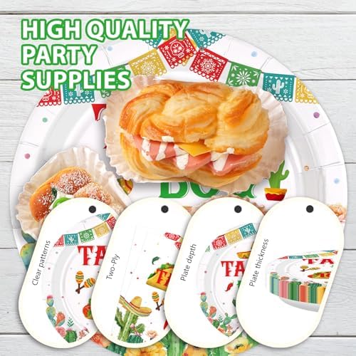 96Pcs Mexican Baby Shower Party Decorations, Serves 24 - Image 6