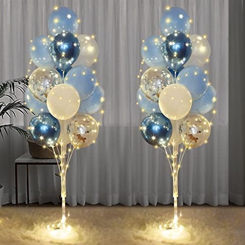 Cicicooie Balloons Stand Kit Floor with String Light Centerpieces Decor by Cicicooie
