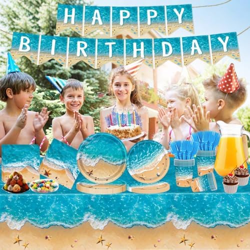 Beach Party Decorations, Beach Birthday Party Decorations, Serve 20 - Image 5