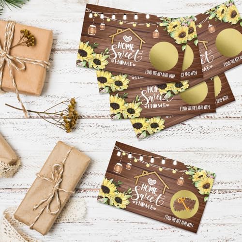 50 Pcs Home Sweet Home Scratch Off Cards for Housewarming Party - Image 4