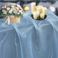 35 Yard Organza Fabric 44" Wide for Wedding Event Décor - Baby Blue by MDS