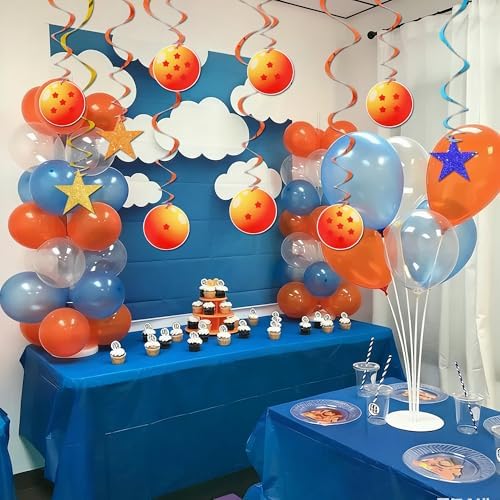 BEISHIDA 15Pcs Pre-Strung Cartoon Hanging Swirl Decorations Cartoon Theme Birthday Party Hanging Decorations for Kids Birthday Party Supplies - Image 6