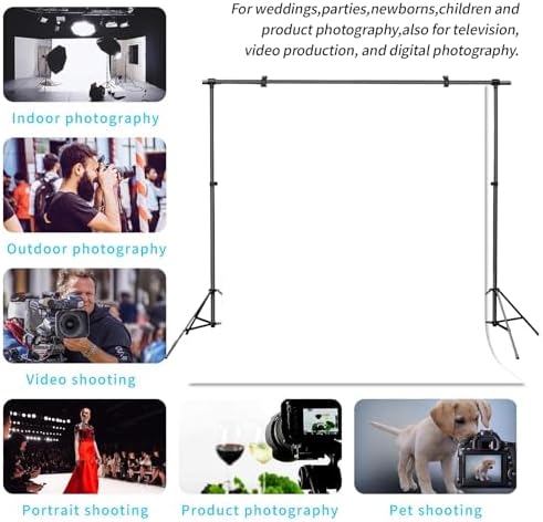 White Photo Backdrop for Photoshoot Solid Color Background 10x10 ft - Image 2