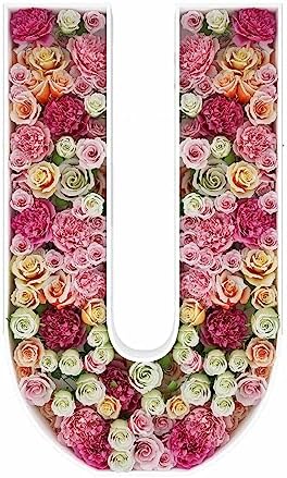 2FT DIY Mosaic Balloon Letter U Frame, Fillable Party Backdrop Decor by JW+Passion+-+Premium+Quality%2C+Made+With+Passion