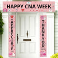 Smoothnovelty 3 Pcs Pink Happy CNA Week Banner by SmoothNovelty