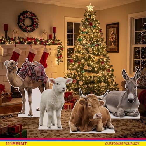 Nativity Donkey 2FT Life Size Cardboard Cutout, for Xmas - Image 6