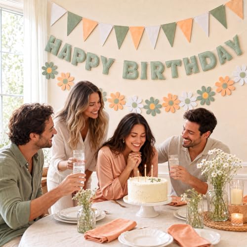 YEOCU Happy Birthday Decorations, No DIY, Pre-Strung 3D Banner - Image 6