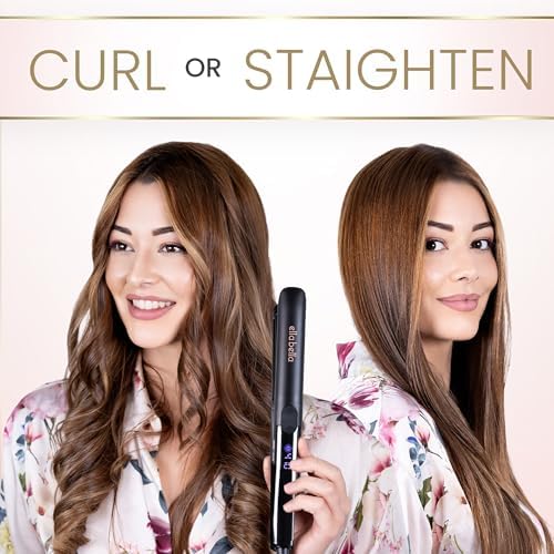 ELLA BELLA® Titanium Flat Iron Hair Straightener Slim with Infrared - Image 5