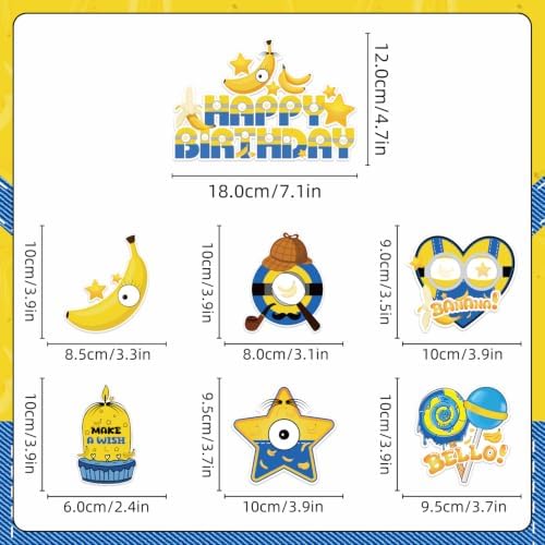 140pcs Birthday Party Decorations Banana Theme Tableware Set for 20 Guests - Image 4
