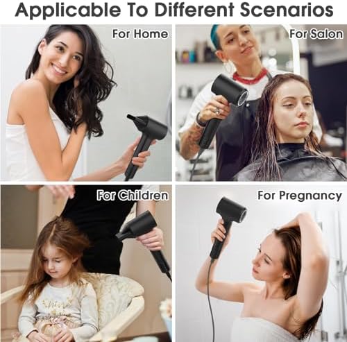 KARFUN 110000 RPM Brushless High Speed Plasma Hair Dryer for Home Travel - Image 5