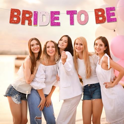 BEISHIDA Glitter Red Pink 116 PCS A-Z DIY Letter Custom Banner Party Decor - Image 6