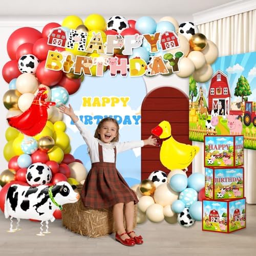 289Pcs Farm Birthday Decorations, All-in-One Set for 25 Guests - Image 6