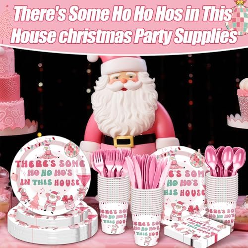 168 Pink Friendsmas Christmas Party Supplies - Image 6