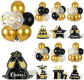 6 Sets Birthday Balloon Stand Kit for Table Happy Birthday Black Gold Balloon Centerpiece Decor Black and Gold Balloon Stand Kit for 40th 50th 60th 70th Birthday Party Decoration by Unknown