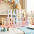 Novabright Happy Birthday Sign, Grid Polka Dots, No Glitter by Unknown