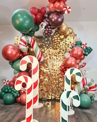 Light Gold Shimmer Wall Backdrop, 24pcs Sequin Panels - Image 6