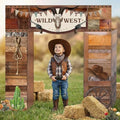 Bucherry 7 Pcs Western Cowboy Rodeo Party Decor Cardboard Playhouse by Bucherry