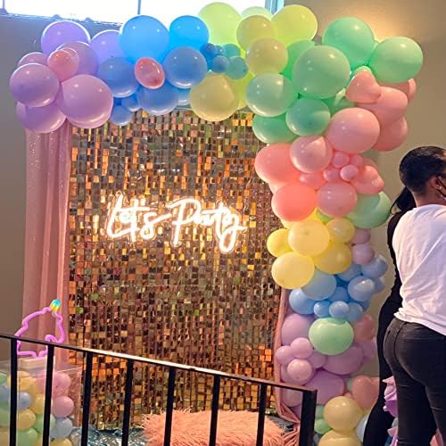 Custom Let's Party Neon Signs Large sign with Dimmer for Bachelorette Party Engagement Party First Birthday Favors, Birthday Party, Wedding 40X20inchs (Medium) - Image 4