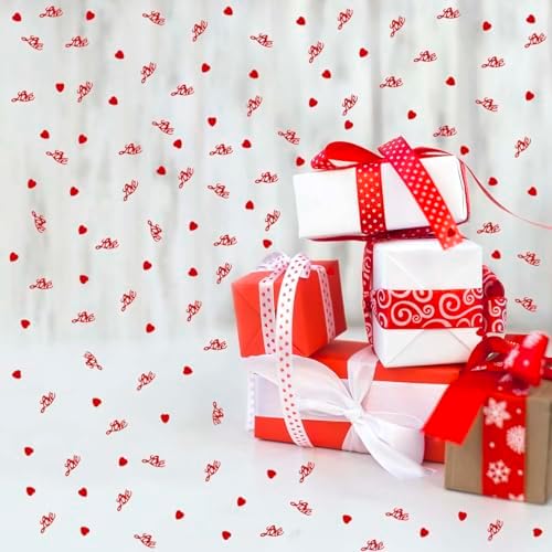 Valentine's Day confetti Red Love Heart Shape Table Scatters Confetti for Wedding Decoration Supplies Valentine's Day Confetti Party Sets - Image 7