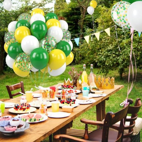 Green Yellow Balloons, 50 Pcs Party Balloons for Golf Birthday Decorations - Image 6