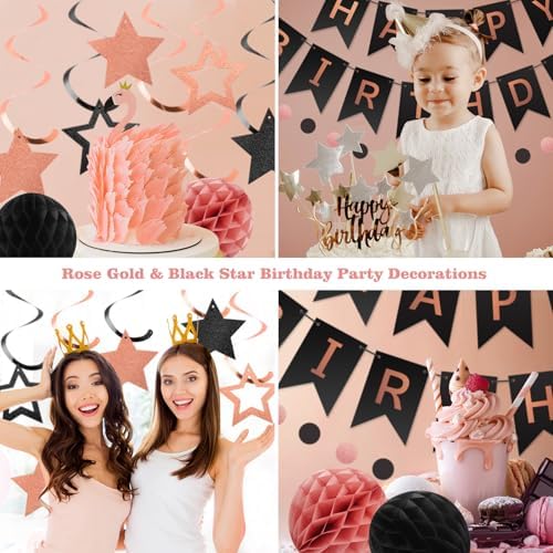 meowtastic Birthday Decorations Happy Birthday Banner with Honeycomb Balls - Image 4