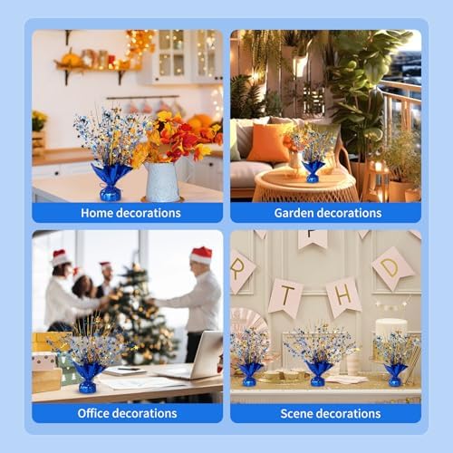 6 Pack Star Table Centerpieces for Party, Birthday Table Decorations for Kids Adults, Party Centerpieces for Tables for Wedding Baby Shower Graduation Holiday Event (Blue Glod) - Image 4