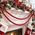 Canlierr 2 Pcs 5.6ft Christmas Giant Pearl Garland Decorations 25mm by Canlierr