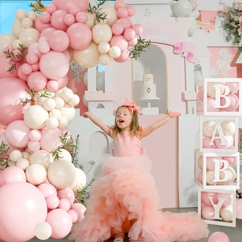 CROSSFINGERS Pink Baby Shower Decorations for Girls - Image 5