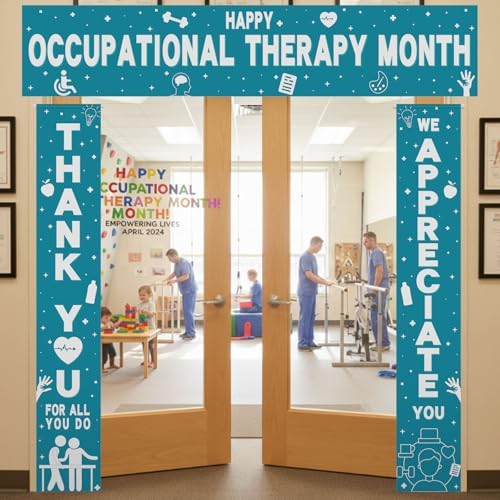 Smoothnovelty 3 Pcs Blue OT Month Banner - Image 6