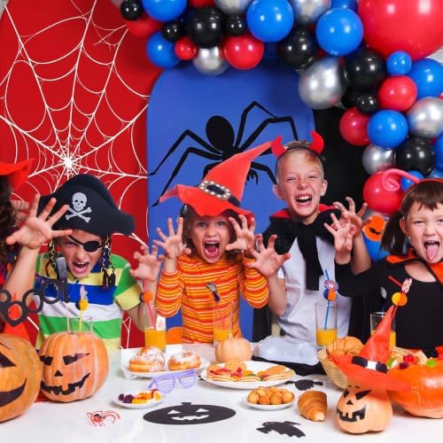 137 Pcs Spider Web Theme Party Decoration Kit for Birthday Party - Image 5