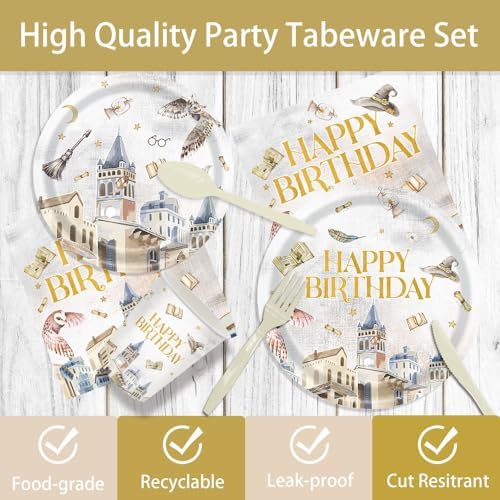 140PCS Birthday Party Supplies Decorations for Kids Boys Birthday Napkin Cups Disposable Tableware Set For 20 Guests - Image 5