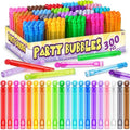 Birthday Party Favors for Kids, 300 Pcs Mini Bubble Wands 20 Color Bulk Box by JASNKKONT