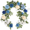 Garisey 5FT Dusty Blue Artificial Rose Garland for Wedding Arch Table Decor by Garisey