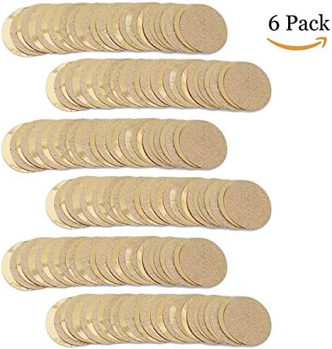 6 Pcs Glitter Champagne Gold Paper Circle Dots Garland (52 Feet) Party Hanging Bunting Birthday Party Decorations Engagement Party Bridal Shower Wedding Baby Shower Christmas Supplies Photo Backdrop - Image 7