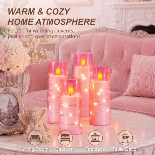 Raycare 7 Pack Flameless Battery Operated Pillar Candles with Remote Timer - Image 7