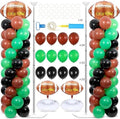 2 Sets Football Balloon Column Stand Kit Adjustable Football Balloon Decor by Naozinebi