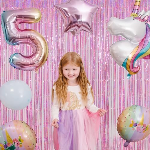 Pink Fringe Curtain Backdrop 3 Pack, 3.2 x 8.2 FT Girls Party Decorations - Image 6